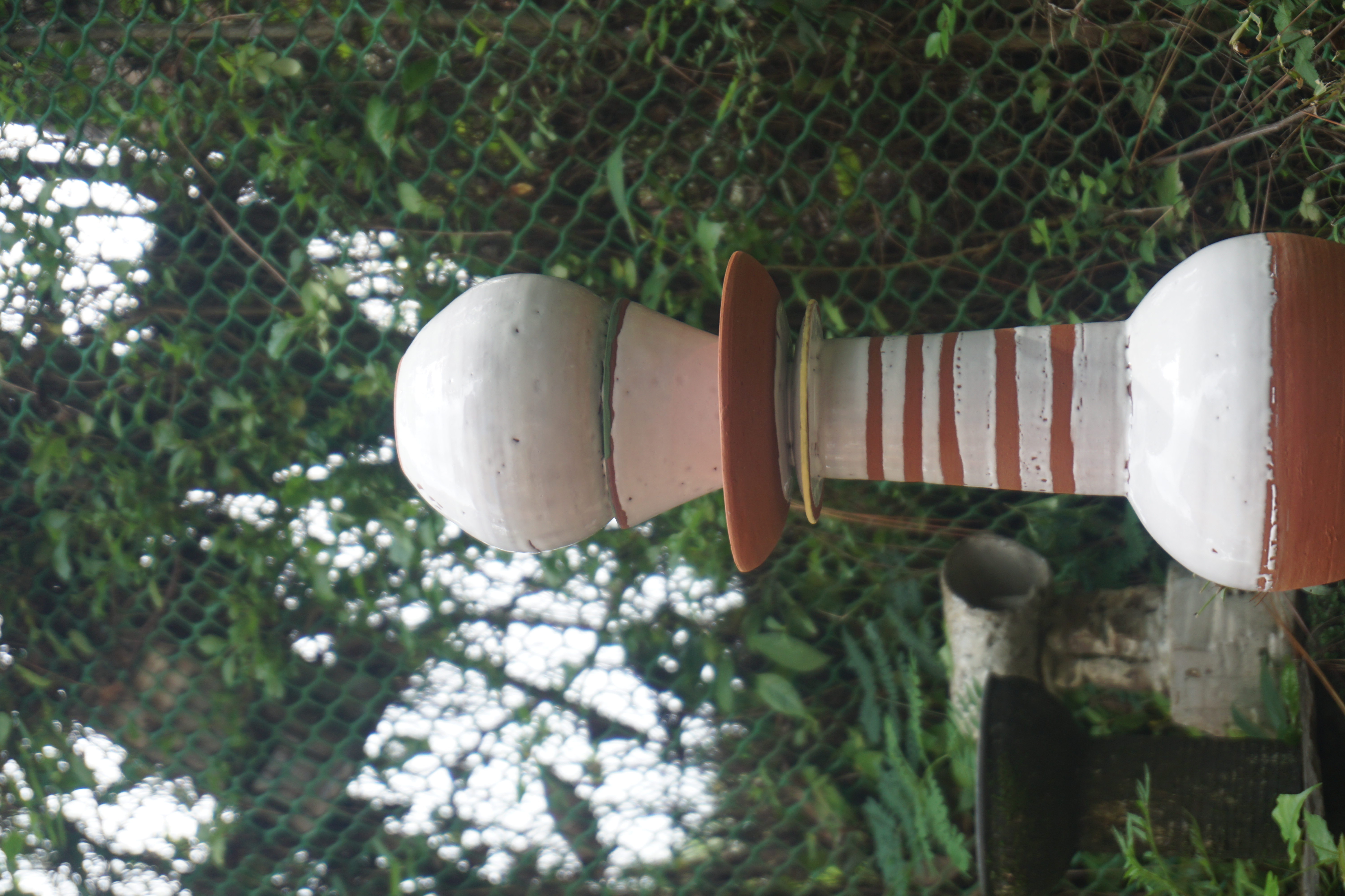 Hand-built clay sculpture